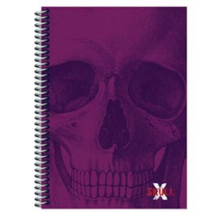 Menor preço em Caderno Espiral Capa Dura 96 Folhas 1x1 Caveiras 4764 Maxima