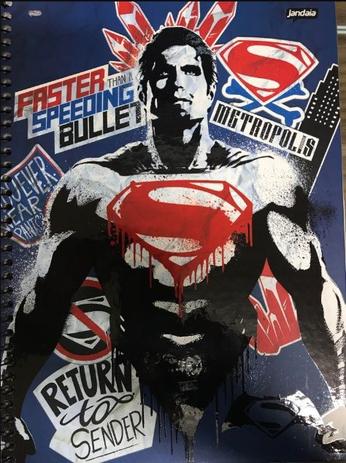 CADERNO ESPIRAL JANDAIA CD UNIV. BATMAN X SUPERMAN 1M 96F Mod 04 Menor preço em CADERNO ESPIRAL JANDAIA CD UNIV. BATMAN X SUPERMAN 1M 96F Mod 04