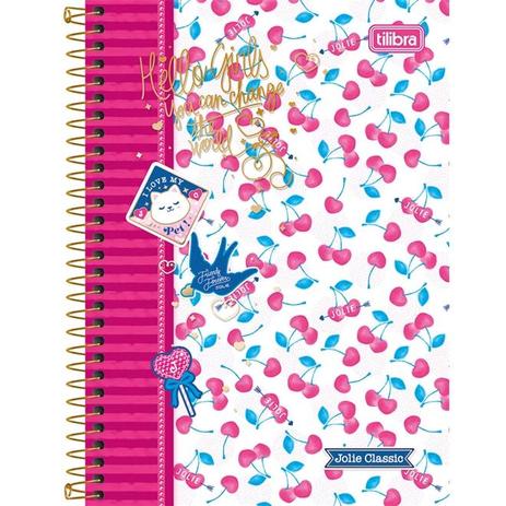 Caderno Espiral Jolie Classic 96 Folhas - Tilibra Menor preço em Caderno Espiral Jolie Classic 96 Folhas - Tilibra