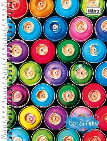 Caderno Espiral Pequeno Capa Dura 96 Folhas Cor e Arte Tilibra Menor preço em Caderno Espiral Pequeno Capa Dura 96 Folhas Cor e Arte Tilibra