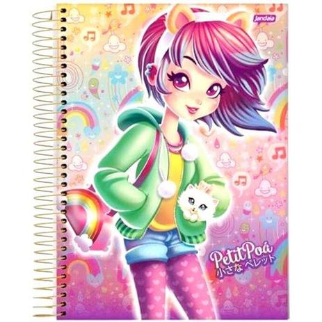 Caderno Espiral Petit Poa Jandaia Menor preço em Caderno Espiral Petit Poa Jandaia