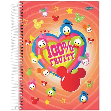 Caderno Espiral Univ Cd 1x1 96fls Disney Fruits Jandaia Menor preço em Caderno Espiral Univ Cd 1x1 96fls Disney Fruits Jandaia
