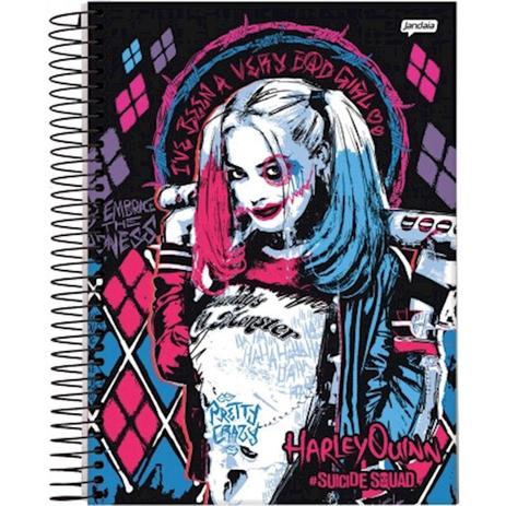 Caderno Espiral Univ Cd 1x1 96fls Esquadrao Suicida Jandaia Menor preço em Caderno Espiral Univ Cd 1x1 96fls Esquadrao Suicida Jandaia