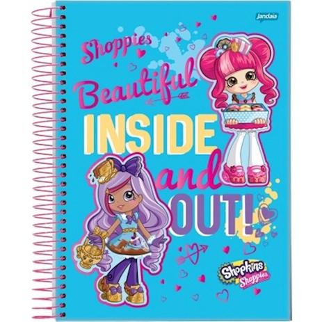Caderno Espiral Univ Cd 1x1 96fls Shoppies Jandaia Menor preço em Caderno Espiral Univ Cd 1x1 96fls Shoppies Jandaia