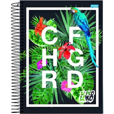 Caderno Espiral Univ Cd 1x1 96fls Youtubers Christian Figueiredo Jandaia Menor preço em Caderno Espiral Univ Cd 1x1 96fls Youtubers Christian Figueiredo Jandaia