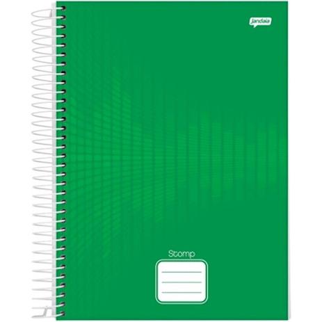 Caderno Espiral Univ Cd 1x1 Verde 96fls Stomp Jandaia Menor preço em Caderno Espiral Univ Cd 1x1 Verde 96fls Stomp Jandaia