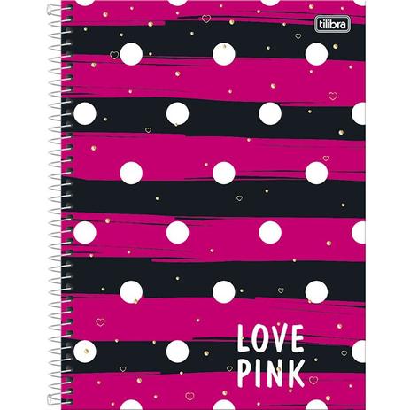 Caderno Espiral Universitário 1 Matéria Love Pink 96 Folhas - Tilibra é boa?