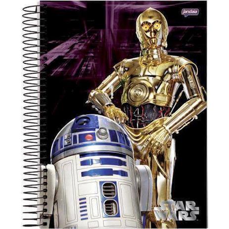 Caderno Espiral Universitario Cd 10x1 200 Folhas Star Wars Jandaia Menor preço em Caderno Espiral Universitario Cd 10x1 200 Folhas Star Wars Jandaia