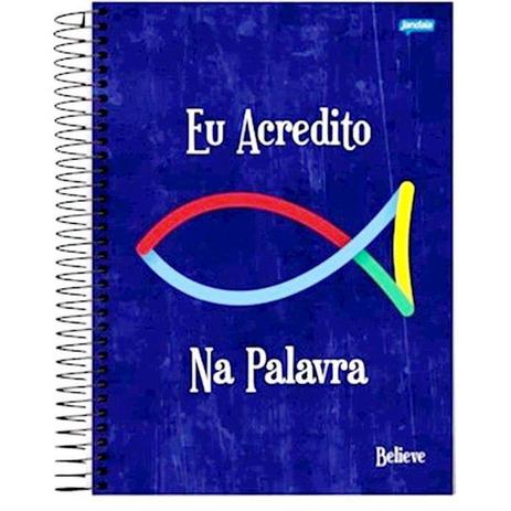 Caderno Espiral Universitário Cd 1x1 96fls Believe Jandaia Menor preço em Caderno Espiral Universitário Cd 1x1 96fls Believe Jandaia