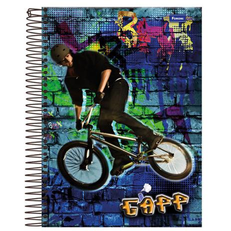 Menor preço em Caderno Gapp - Bicicleta - 1 Matéria - Foroni