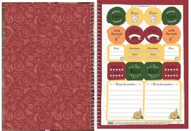 Caderno Receita Espiral Capa Dura 1/4 77 Folhas Tilibra Menor preço em Caderno Receita Espiral Capa Dura 1/4 77 Folhas Tilibra