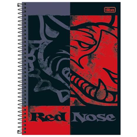 Caderno Red Nose 200 Folhas 10x1 Capas Sortidas - Tilibra Menor preço em Caderno Red Nose 200 Folhas 10x1 Capas Sortidas - Tilibra