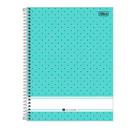 Caderno Univ 10Mat Académie Tilibra Verde c/Bolinha Pastel é boa?