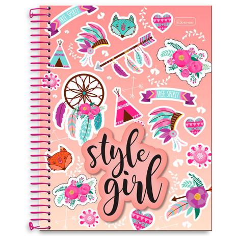 Caderno Univ 10mat Cadersil Style Girl Free Spirit é boa?