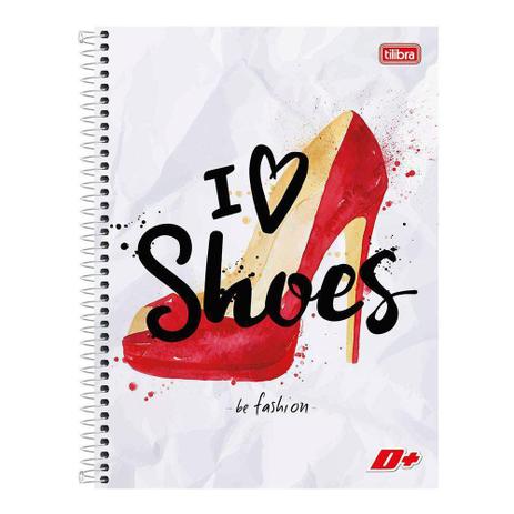 Caderno Univ 10Mat D+ Tilibra I Love Shoes Menor preço em Caderno Univ 10Mat D+ Tilibra I Love Shoes