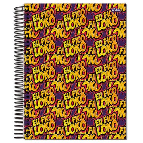 Caderno Univ 10mat Jandaia Eu Fico Loko - Colorido é boa?