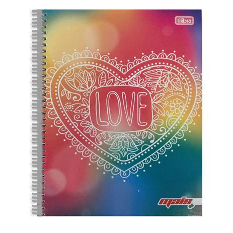 Caderno Univ 10Mat Mais Tilibra Coração Mandala Menor preço em Caderno Univ 10Mat Mais Tilibra Coração Mandala