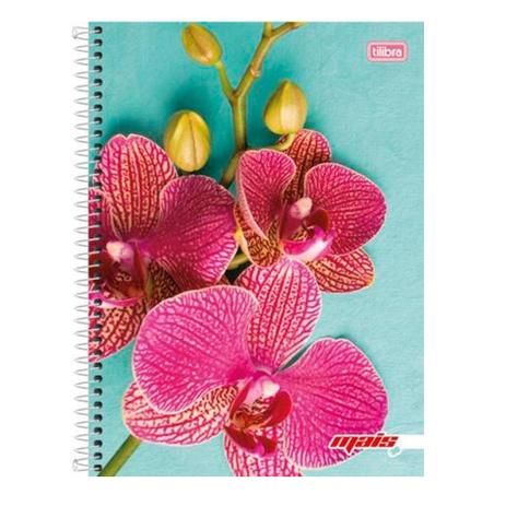 Caderno Univ 10Mat Mais Tilibra Flores Menor preço em Caderno Univ 10Mat Mais Tilibra Flores