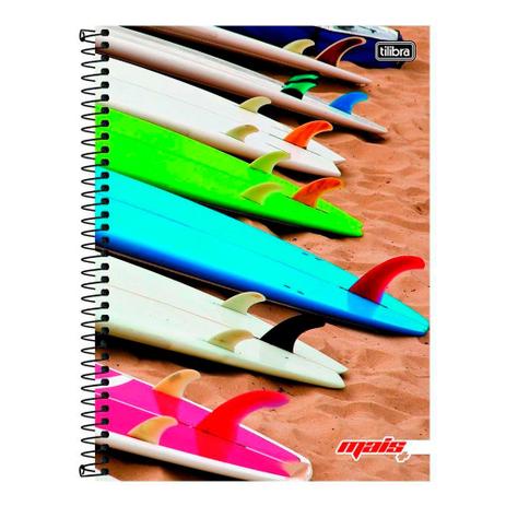 Caderno Univ 10Mat Mais Tilibra Pranchas Surf Menor preço em Caderno Univ 10Mat Mais Tilibra Pranchas Surf