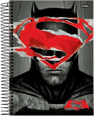 Caderno univ 1x1 96f cd 61558-16 batman x super homem jandaia Menor preço em Caderno univ 1x1 96f cd 61558-16 batman x super homem jandaia