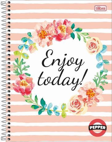 Caderno Universitário 1 Matéria Capa Dura Espiral Pepper Enjoy Today 2019 Tilibra é boa?