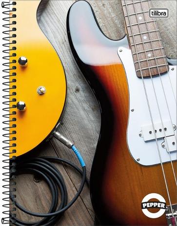 Caderno Universitário 1 Matéria Capa Dura Espiral Pepper Guitarra 2019 Tilibra é boa?