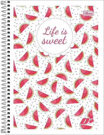 Caderno Universitário 10 Matérias Capa Flexível Espiral D+ Femiino Tilibra Menor preço em Caderno Universitário 10 Matérias Capa Flexível Espiral D+ Femiino Tilibra