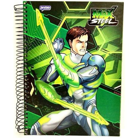 Caderno Universitario 10x1 Max Steel 200 Folhas Jandaia Menor preço em Caderno Universitario 10x1 Max Steel 200 Folhas Jandaia