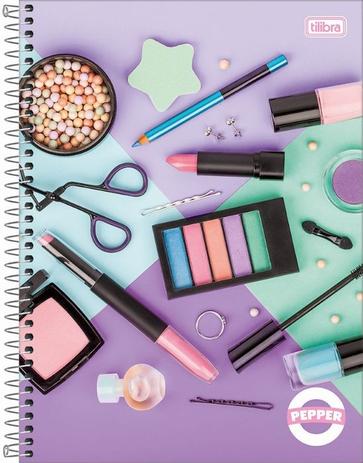 Caderno Universitário 16 Matérias Capa Dura Espiral Pepper Maquiagem 2019 Tilibra é boa?