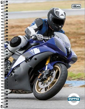 Caderno Universitário 16 Matérias Capa Dura Espiral Pepper Moto 2019 Tilibra é boa?