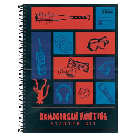 Caderno Universitário 16x1 256 fls C.D. Tilibra - Stranger Things 4 -  Caderno Escolar / Universitário - Magazine Luiza