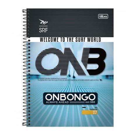 Caderno Universitário Capa Dura 10x1 200 Folhas Onbongo Tilibra Menor preço em Caderno Universitário Capa Dura 10x1 200 Folhas Onbongo Tilibra