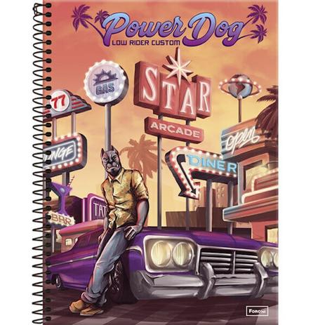 Caderno Universitario Capa Dura Espiral Power Dog 96 Folhas - Foroni é ruim? Caderno Universitario Capa Dura Espiral Power Dog 96 Folhas - Foroni é boa?