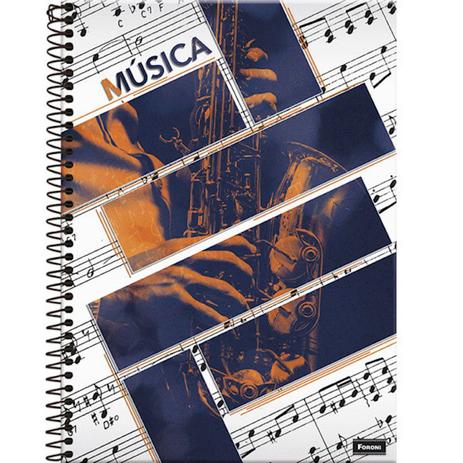 Caderno Universitario Capa Dura Espiral Square Musica 96 Folhas Foroni é boa?