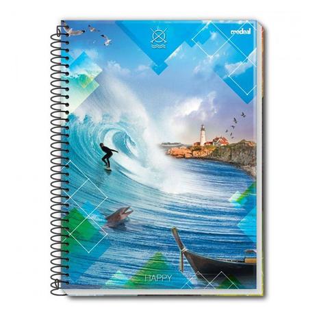 Caderno Universitário Capa Flexível 10x1 200 Folhas Credeal Menor preço em Caderno Universitário Capa Flexível 10x1 200 Folhas Credeal