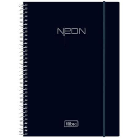 Caderno Universitário Capa Plástica Neon Preto 10 Matérias - 200 Folhas - Tilibra Menor preço em Caderno Universitário Capa Plástica Neon Preto 10 Matérias - 200 Folhas - Tilibra