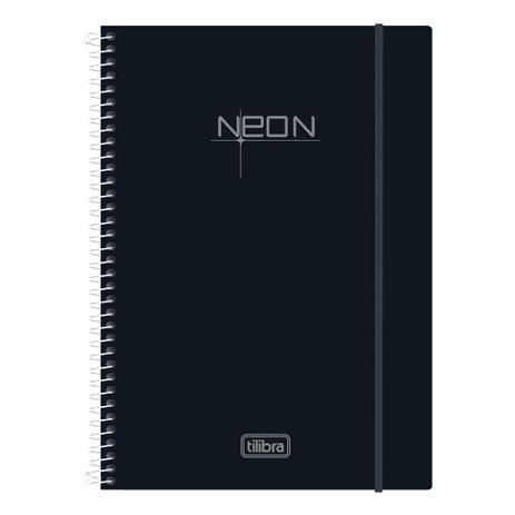Caderno Universitário Neon - Preto - Tilibra Menor preço em Caderno Universitário Neon - Preto - Tilibra