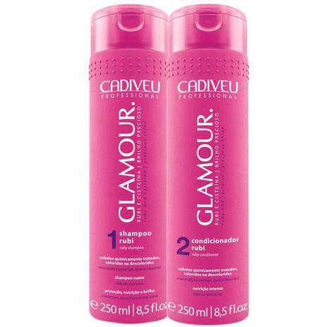 Cadiveu Glamour Rubi Kit Shampoo e Condicionador 2 x250ml Menor preço em Cadiveu Glamour Rubi Kit Shampoo e Condicionador 2 x250ml