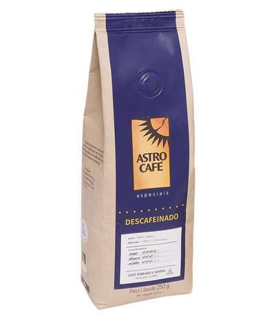 Café Astro Descafeinado moído 250g Menor preço em Café Astro Descafeinado moído 250g