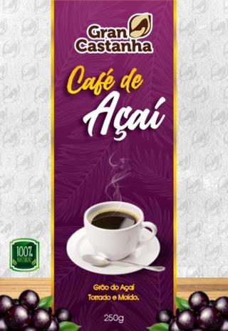 Café de açaí sem cafeína 250g Rico em vitaminas A, D, E e k - Grancastanha Menor preço em Café de açaí sem cafeína 250g Rico em vitaminas A, D, E e k - Grancastanha