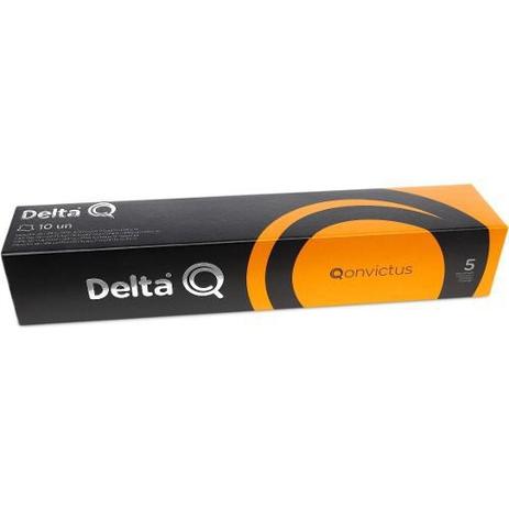 Café Delta Q Qonvictus caixa com 10 Cápsulas Espresso Intensidade 05 Menor preço em Café Delta Q Qonvictus caixa com 10 Cápsulas Espresso Intensidade 05