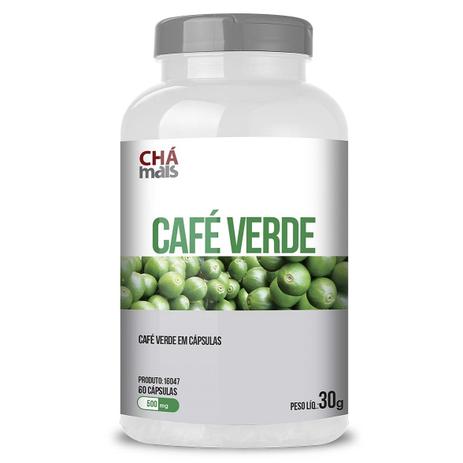 Café Verde (60 caps) - Chá Mais Menor preço em Café Verde (60 caps) - Chá Mais