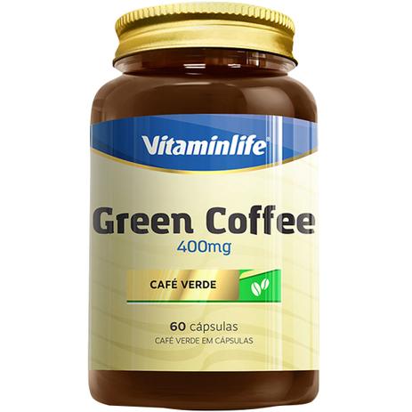 Café verde - green coffee 400mg (60 softgels) vitaminlife Menor preço em Café verde - green coffee 400mg (60 softgels) vitaminlife