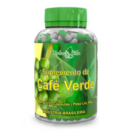 Café Verde Puro (Green Coffee). 120 Cápsulas - Natusvita Menor preço em Café Verde Puro (Green Coffee). 120 Cápsulas - Natusvita