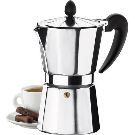 Cafeteira Alumínio/Cafeteira Italiana 6 Xícaras - Verona - 300 ml Brinox Menor preço em Cafeteira Alumínio/Cafeteira Italiana 6 Xícaras - Verona - 300 ml Brinox