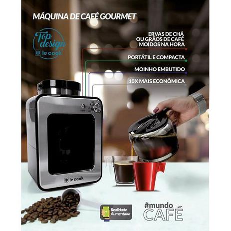 Cafeteira Automatica com Moedor de Graos e em PO LE Cook LC1714 é boa?
