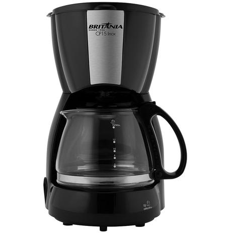 Cafeteira CP15 15 Xícaras Britânia Preta Inox 110v - Britania é boa?