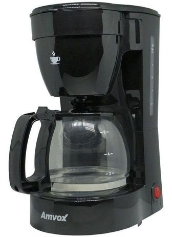 Cafeteira Elétrica 14 Xícaras Café Amvox Nova com Colher Dosadora ACF 227 NEW Preta Menor preço em Cafeteira Elétrica 14 Xícaras Café Amvox Nova com Colher Dosadora ACF 227 NEW Preta