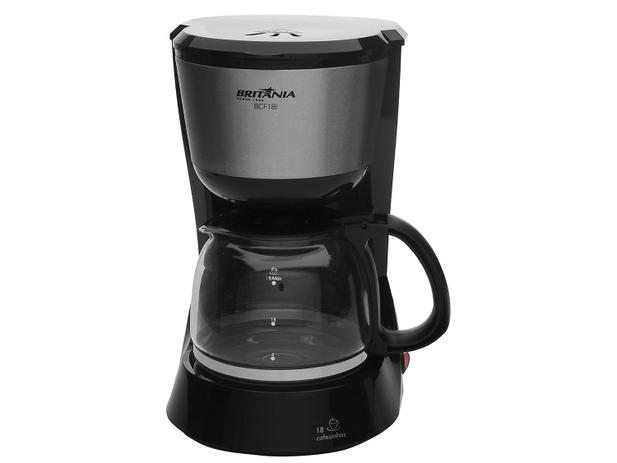 Cafeteira Elétrica Britânia BCF18I 18 Xícaras - Preto Menor preço em Cafeteira Elétrica Britânia BCF18I 18 Xícaras - Preto
