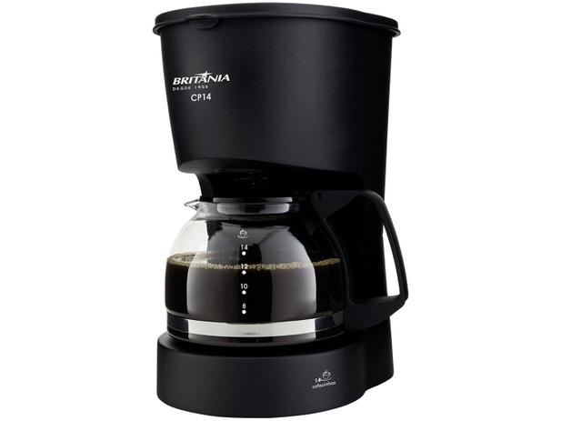 Cafeteira Elétrica Britânia CP14 14 Xícaras - Preto